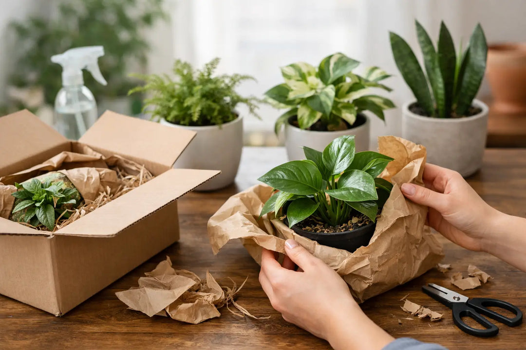 How to Care for Shipped Houseplants at Home