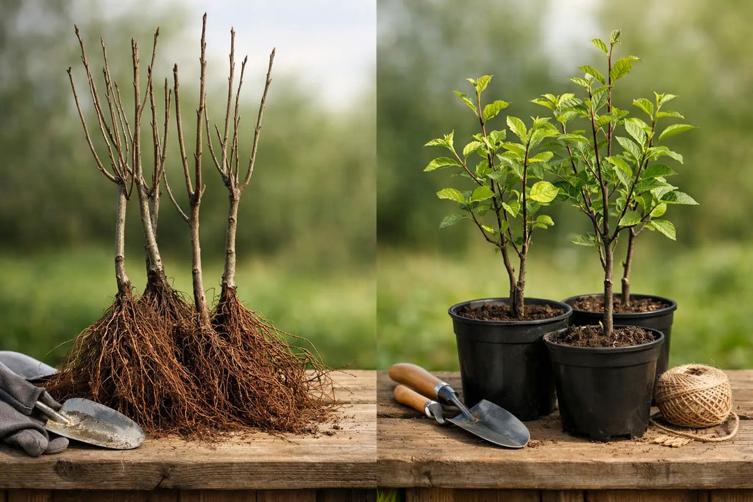 Bare Root Trees vs Potted Trees
