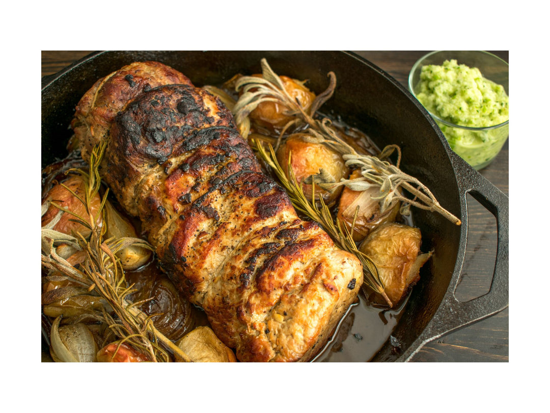 Roast Pork Loin with Apples Recipe